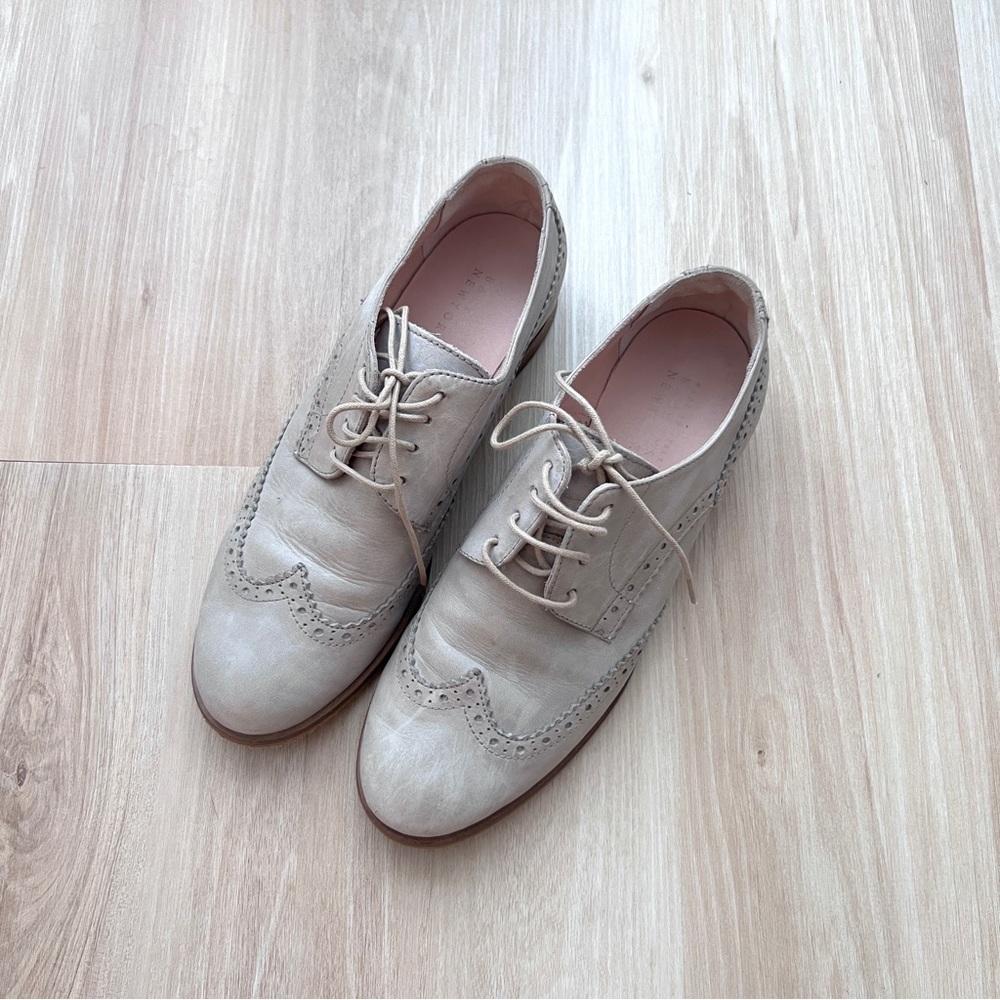Vero Cuoio Barney’s New York Leather Oxford Shoes